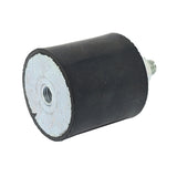 Rubber Mount Male/Female 50 x 50mm M10 Thread
