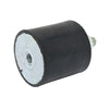 Rubber Mount Male/Female 50 x 50mm M10 Thread thumbnail 2
