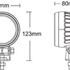 VisionRed Blue Arrow Forklift Direction LED Warning Light thumbnail 3