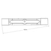32cm Lawnmower Blade Fits Flymo Chevron, Easimo, Visimo VM032 | Replaces: FLY046 thumbnail 2