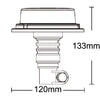 Vision Red Eco Flexible Stem / Pole Mount LED Beacon - GREEN thumbnail 2