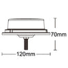 Vision Red Eco Single Bolt LED Beacon - AMBER thumbnail 2