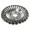 Derusting Weeding Wheel Strimmer Head with Knotted Steel Wire - Bore Size 25.4mm (15cm) thumbnail 2