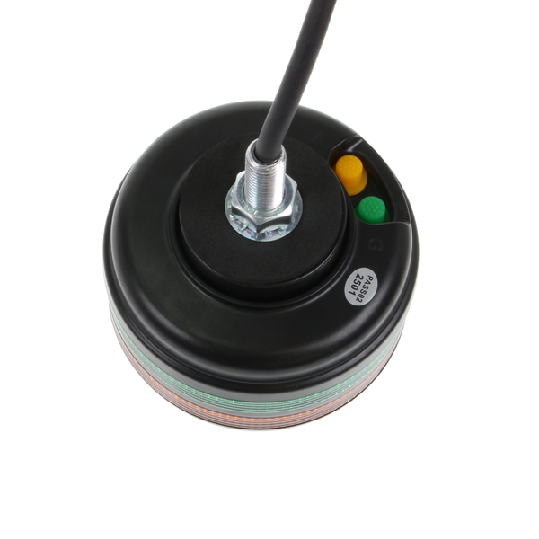 Vision Red Dual Lens Single Bolt LED Beacon - Amber/Green