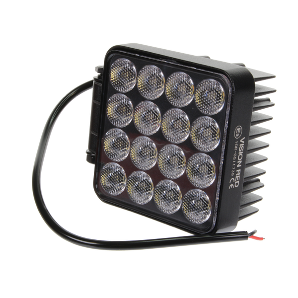 Premium Visionred Worklamp IP68K 48 Watt | Square