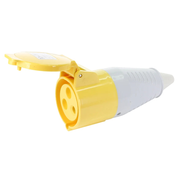 110V 32 Amp (Yellow) Coupler Trailer Socket