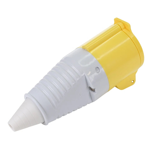 110V 32 Amp (Yellow) Coupler Trailer Socket