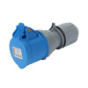 240V 16 Amp (Blue) Coupler Trailing Socket - Twist Lock thumbnail 2