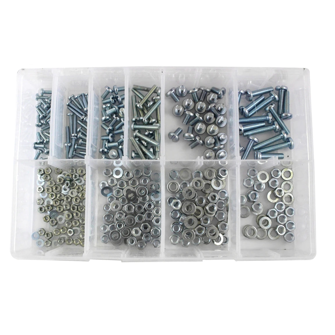 Machine Screws, Nuts and Washers - 840pcs