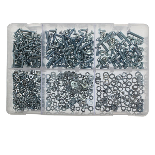 Machine Screws, Nuts and Washers - 840pcs