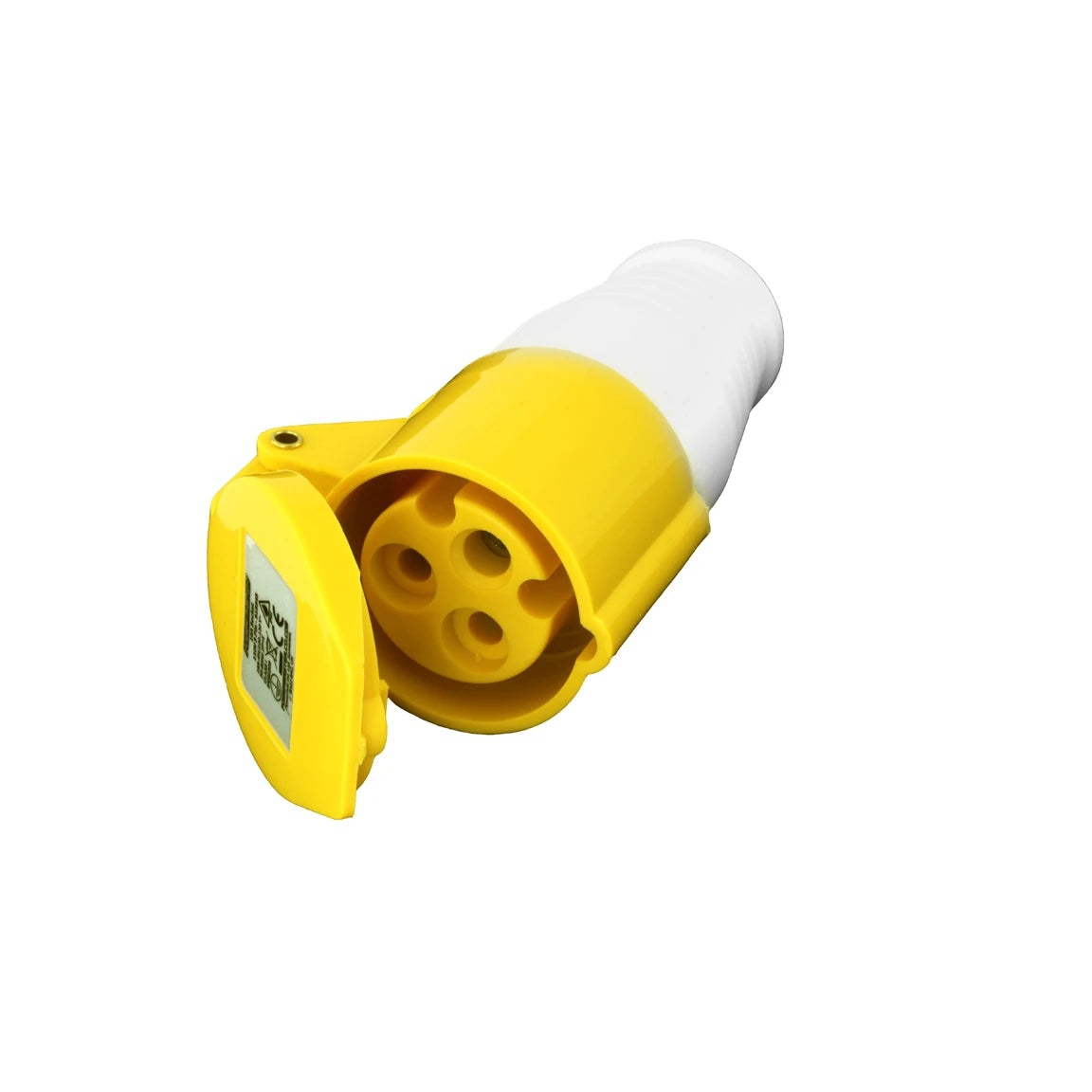 110V 16 Amp (Yellow) Coupler Trailer Socket