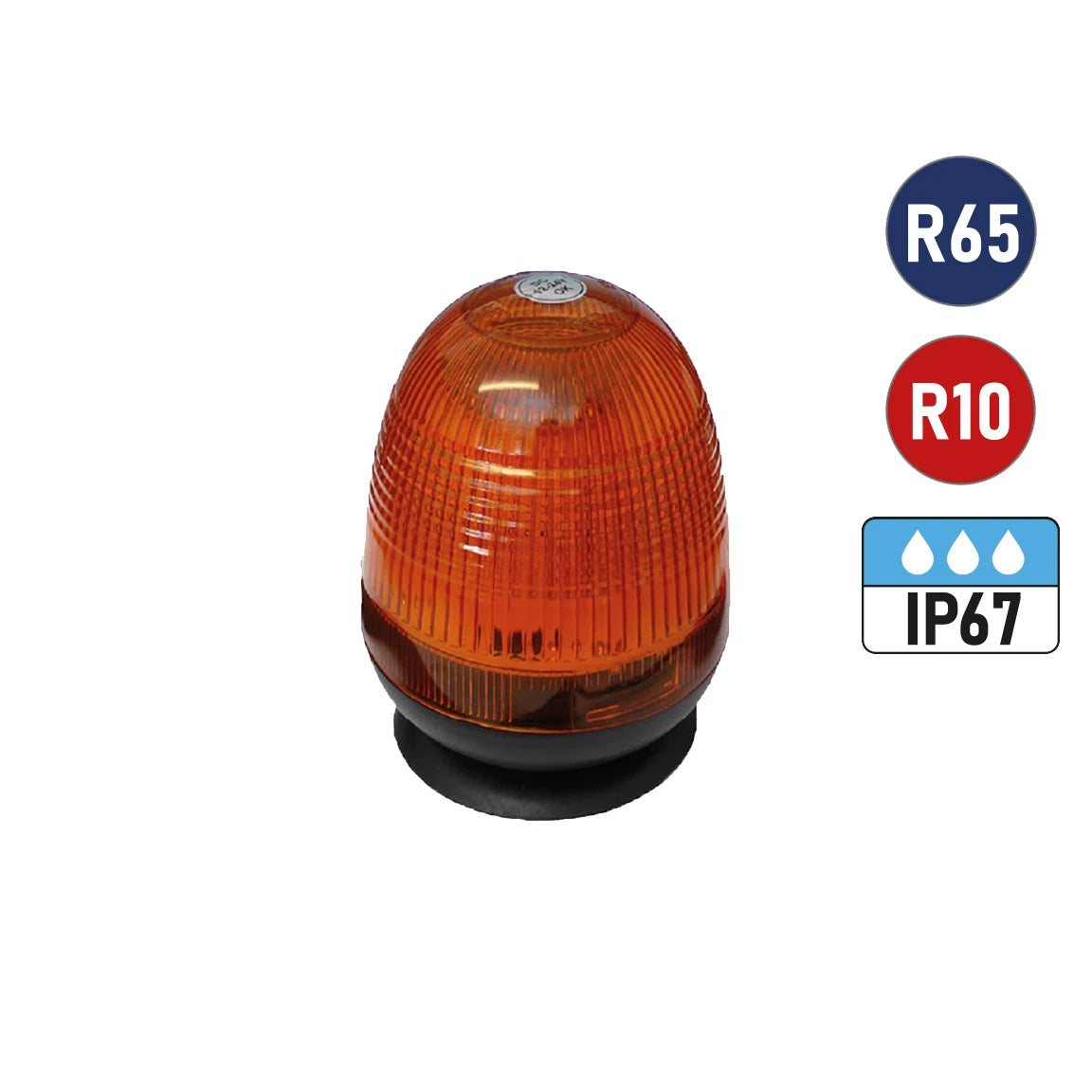 Vision Red Magnetic Base 12/24V LED Beacon