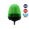 Vision Red Single Bolt 12/24V Male Thread Green LED Beacon thumbnail 1
