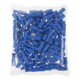 Blue Female Bullet Terminal 5.0mm Qty 100