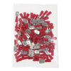 Red Male Tab Terminal 6.3mm Qty 100 thumbnail 2