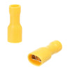 Yellow Female Insulated Spade Terminal Qty 100 thumbnail 2