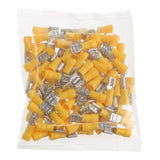 Yellow Female Spade Terminal 6.3mm Qty 100