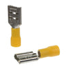 Yellow Female Spade Terminal 9.5mm Qty 100 thumbnail 2