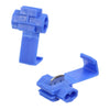 Blue Scotch Lock / Snap Locks Low Voltage Cable Connectors Terminals Qty 100 thumbnail 2