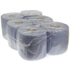 2-Ply Blue Paper Roll 18cm (400 Sheets) (85m Approx) (6 per pack) thumbnail 1
