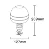 Vision Red 1/2 Lens 12V/24V Flexible Pole LED Beacon thumbnail 2