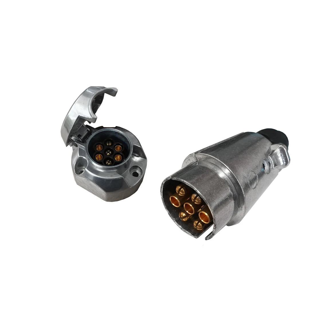 12V 7-Pin Trailer Socket Metal Set (**INCLUDES Z9470/METAL 4312A1 ...