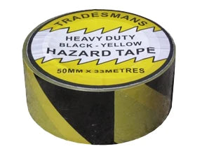 Black / Yellow Adhesive Warning Tape