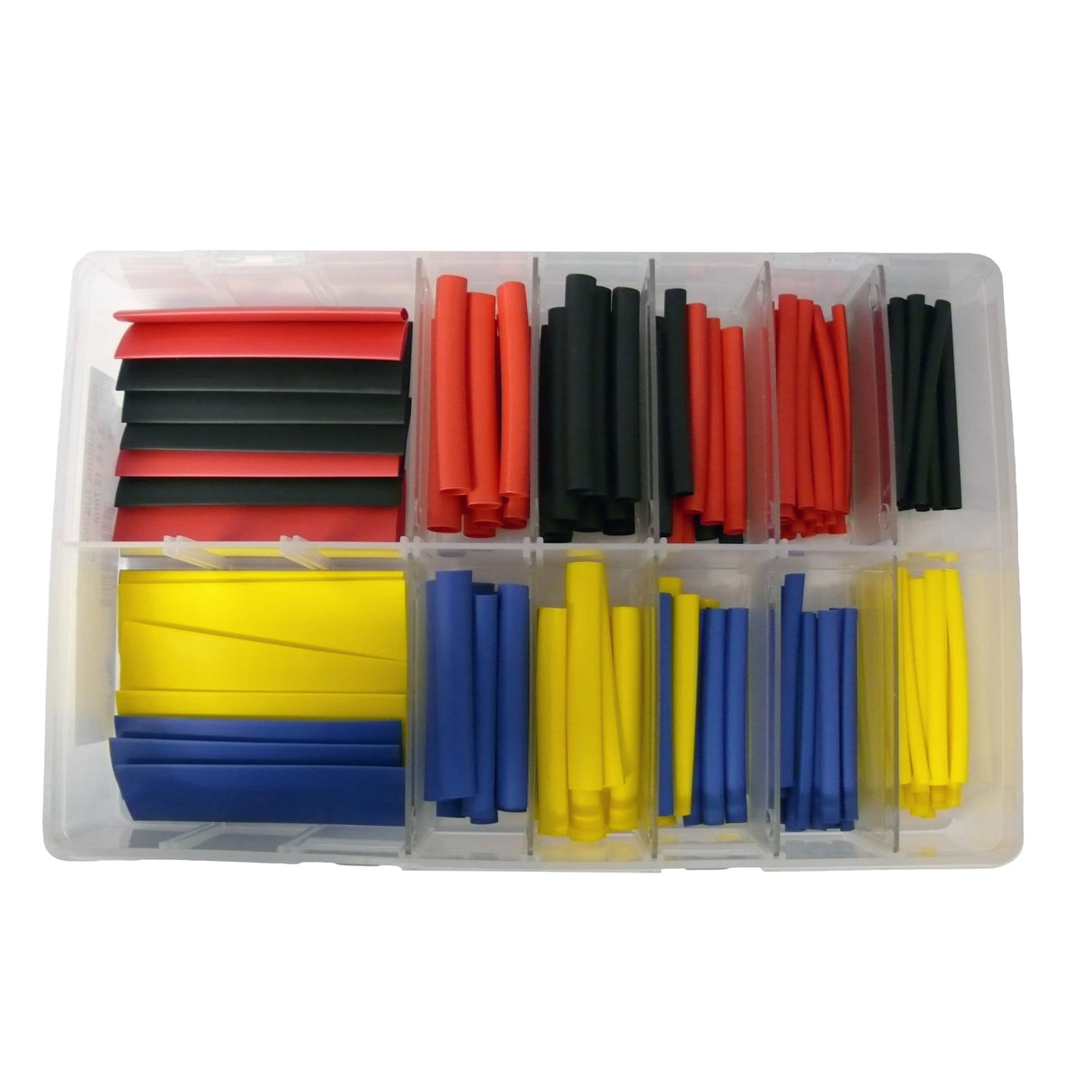 Assorted Coloured Heatshrink Tubings Qty 300