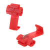 Red Scotch Lock / Snap Locks Low Voltage Cable Connectors Terminals Qty 100 thumbnail 1