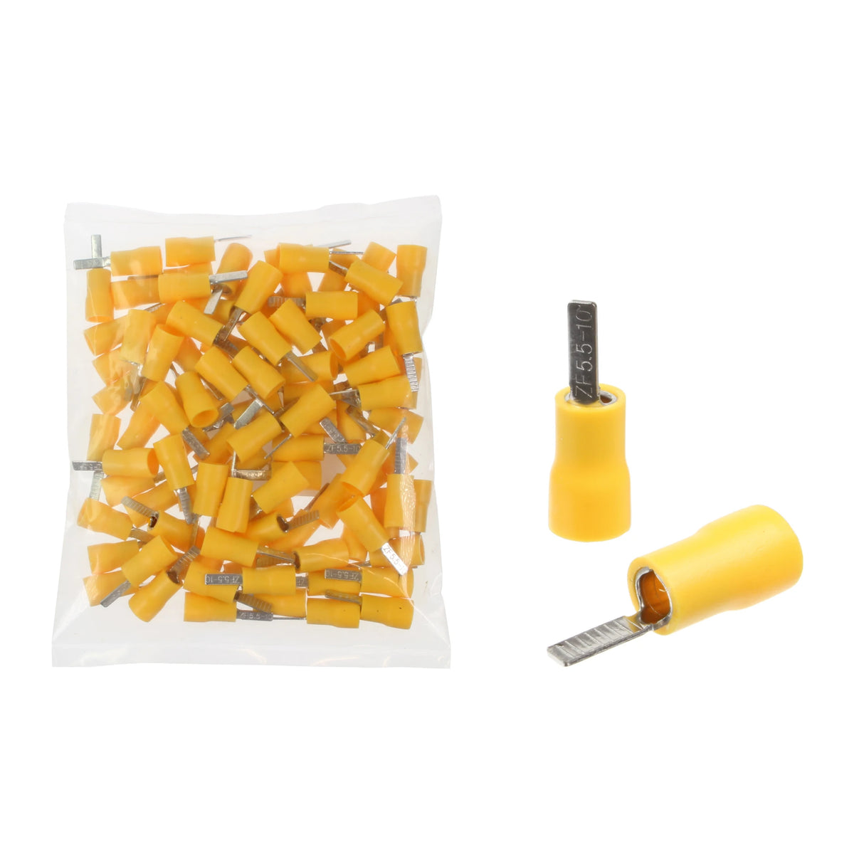 Yellow Blade Terminal 10.0 x 2.8mm Qty 100