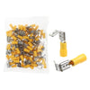 Yellow Piggyback Terminal 6.3mm Qty 100 thumbnail 3