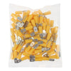 Yellow Male Tab Terminal 6.3mm Qty 100 thumbnail 2