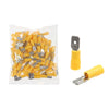 Yellow Male Tab Terminal 6.3mm Qty 100 thumbnail 3
