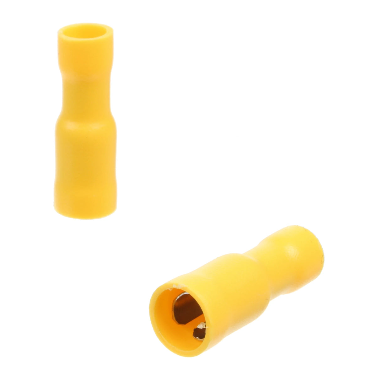 Yellow Bullet Receptacle Terminal 5.0mm Qty 100