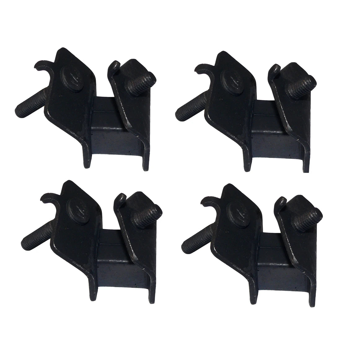 2.0KW Petrol Generator Mounting Set - 4pc fits Honda GX120 GX160  (Height=27mm, Stud=8mm x 37mm, Stud=8mm x 15mm)