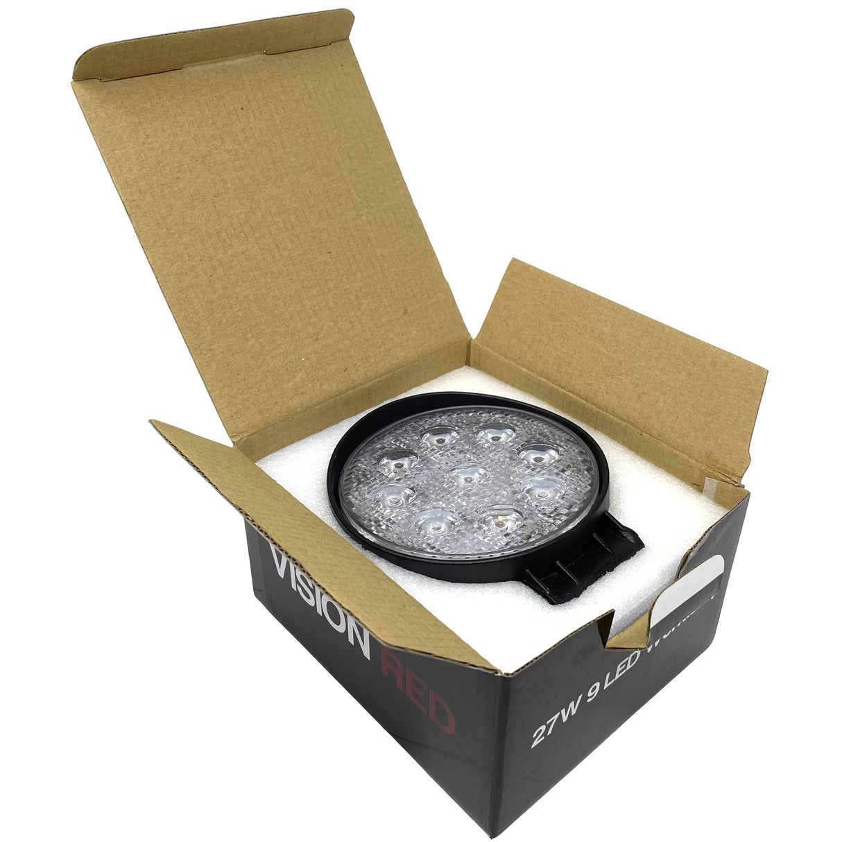 VisionRed LED Worklamp (Round 27 Watt)