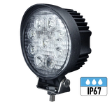 VisionRed IP67 LED Worklamp (Round 27 Watt)