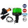 Vision Red VIVID Flexi Seat Belt Kit - Includes 12/24V Green Flexi Stem Beacon & Retractable Seatbelt with Microswitch thumbnail 1