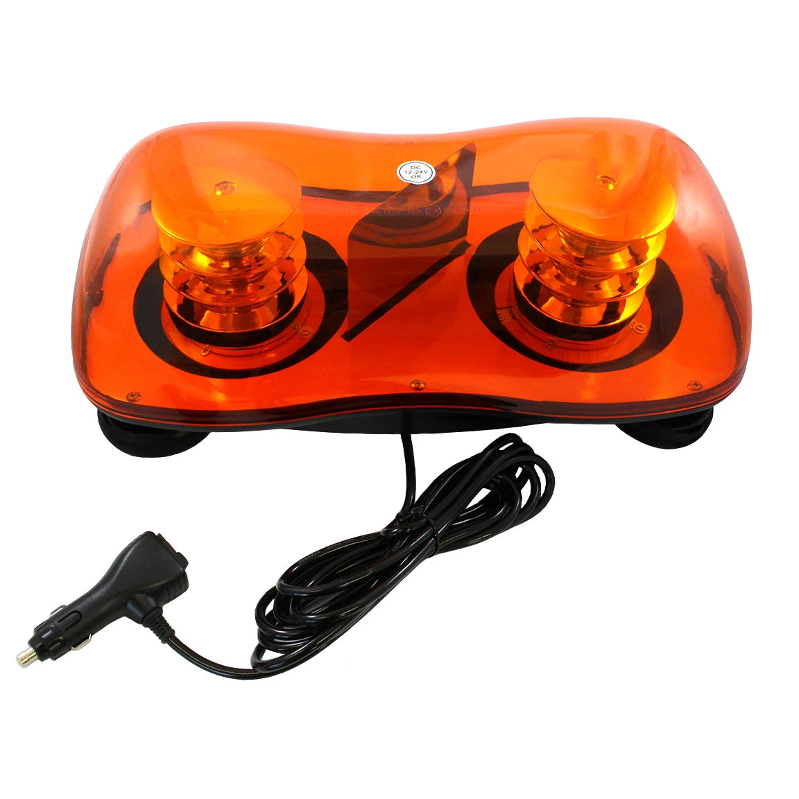 VisionRed Vivid Magnetic LED Light Bar 12-24V Amber Lens/White Light