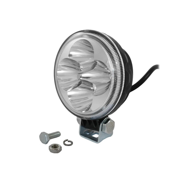 VisionRed 12W Round LED Worklamp 9-32V IP67 - 10