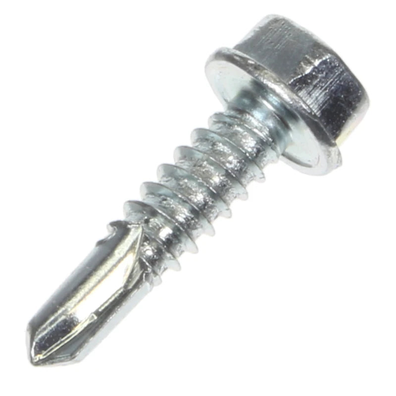 10M Head x 1" Hex. Self-Drilling Screw (Qty 100)