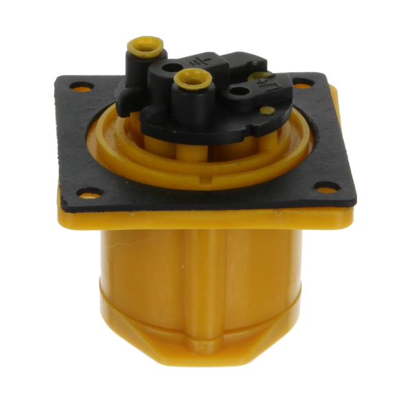 16A Panel Socket 110V Yellow