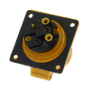 16A Panel Socket 110V Yellow thumbnail 3