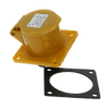 16A Panel Socket 110V Yellow thumbnail 2