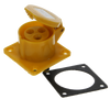 16A Panel Socket 110V Yellow thumbnail 1