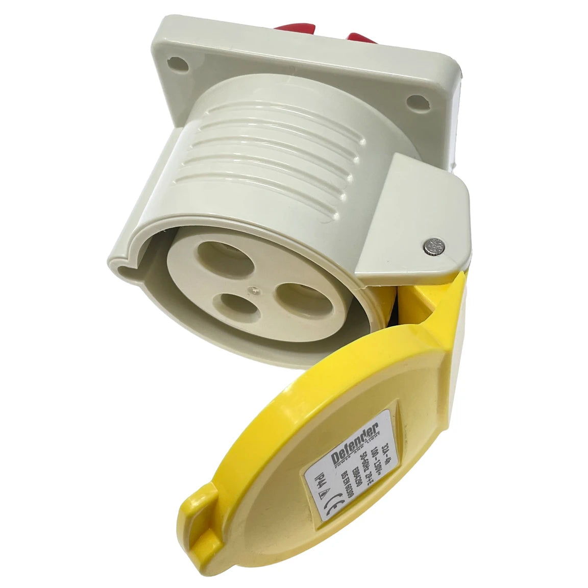 110V PANEL SOCKET - 32amp Yellow