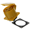 110V PANEL SOCKET - 32amp Yellow thumbnail 1