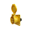 16A Panel Socket 110V Yellow thumbnail 1