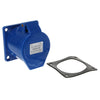 240V PANEL SOCKET - 32amp Blue thumbnail 2