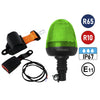 Seat Belt and Standard FULL Lens Flexi Beacon with Green Lens thumbnail 1